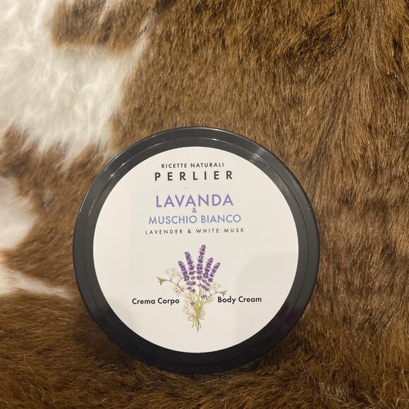 Perlier Lavender and White Musk Body Cream 6.7 fl oz‎ - Picture 1 of 3
